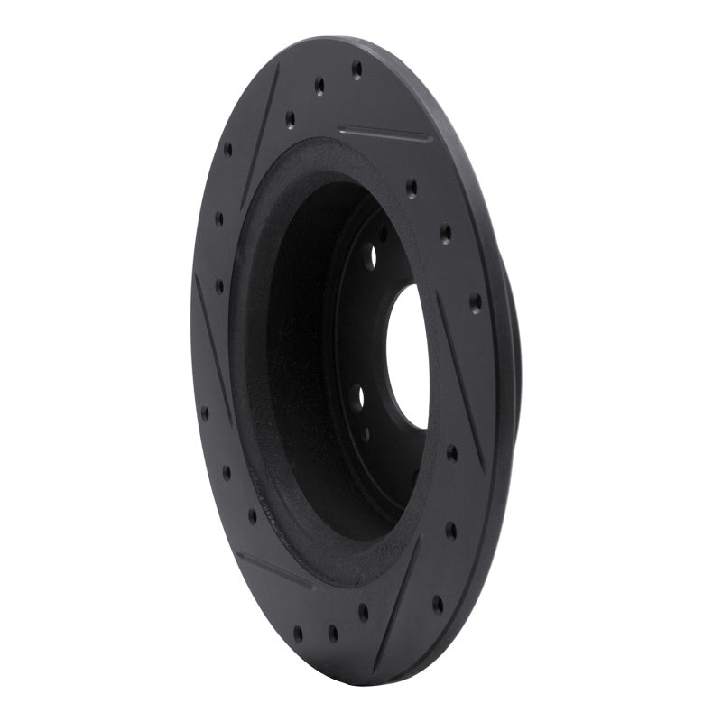 R1 Concepts 633-59032R - RNC633-59032R - R1 05-17 Honda Accord Rear Right Drilled & Slotted Black Brake Rotor - Shipped in Europe - Tuningsupply.com