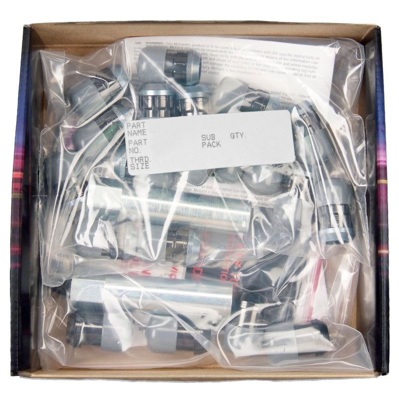 McGard 65457BK - MCG65457BK - McGard SplineDrive Tuner 4 Lug Install Kit w/Locks & Tool (Cone) M12X1.5 / 13/16 Hex - Black - Shipped in Europe - Tuningsupply.com