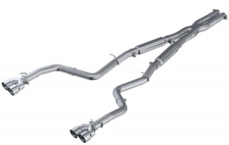 MBRP PS7115AL - MBRPS7115AL - MBRP 15-16 Dodge Challenger RT 5.7L Aluminized Steel 3in Dual Rear Cat-back Quad Tips - Street - Shipped in Europe - Tuningsupply.com