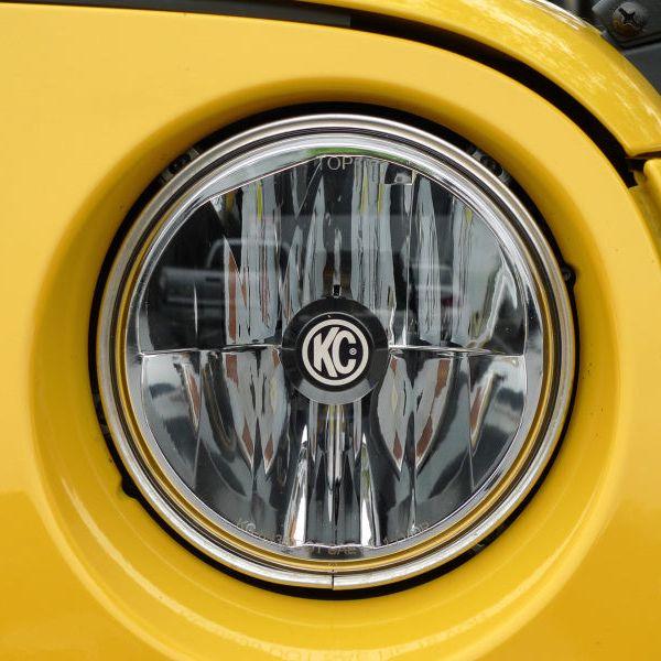 KC HiLiTES 4235 - KCL4235 - KC HiLiTES 07-18 Jeep JK 7in. Gravity LED DOT Approved Replacement Headlight (Single) - Shipped in Europe - Tuningsupply.com