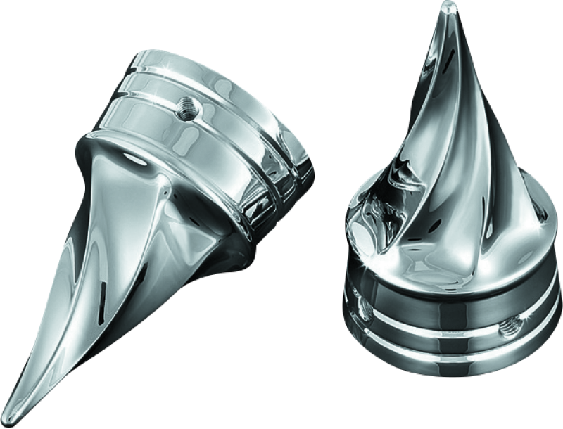 Kuryakyn 1219 - KUR1219 - Kuryakyn Twisted Axle Caps Chrome - Shipped in Europe - Tuningsupply.com
