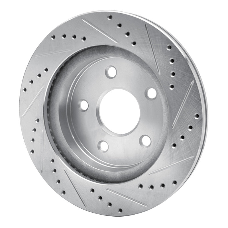 R1 Concepts 631-40094L - RNC631-40094L - R1 02-24 Dodge Ram 1500 Front Left Drilled & Slotted Silver Brake Rotor - Shipped in Europe - Tuningsupply.com