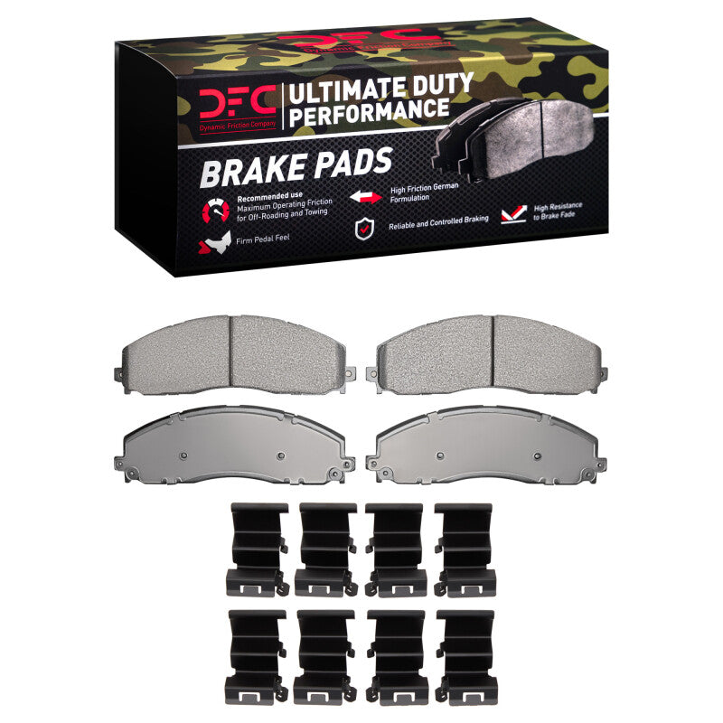 DFC 1400-1680-01 - DFC1400-1680-01 - DFC 11-22 Ford F-250 2WD (Super Duty) Front Ultimate Duty Performance Brake Pads and Hardware Kit - Shipped in Europe - Tuningsupply.com