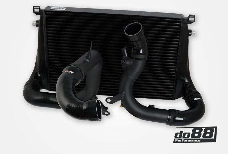 do88 BIG-340-1-S - DOBBIG-340-1-S - do88 VAG 2.0T EA888 Gen4 (300+hp) BigPack Intercooler Kit w/Black Hoses - Shipped in Europe - Tuningsupply.com