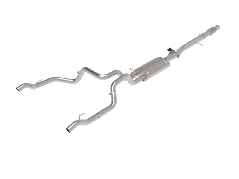 aFe 49-34140 - AFE49-34140 - aFe Gemini XV 4in to Dual 3in 304 SS Cat-Back Exhaust w/ Cutout 19-21 GM Silverado/Sierra V8-6.2L - Shipped in Europe - Tuningsupply.com