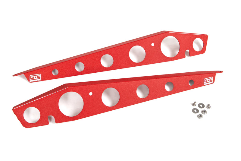 GrimmSpeed GRM096048 - GRMGRM096048 - GrimmSpeed 2015+ Subaru WRX/STI Fender Shrouds - Red - Shipped in Europe - Tuningsupply.com
