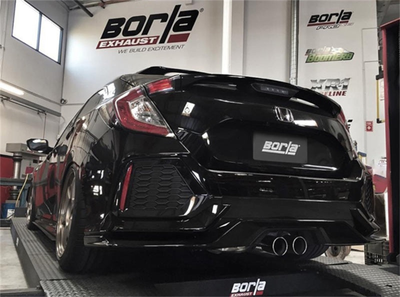 Borla 140739 - BOR140739 - Borla 16-17 Honda Civic Sport 1.5L AT/MT Hatchback S-Type Catback Exhaust - Shipped in Europe - Tuningsupply.com