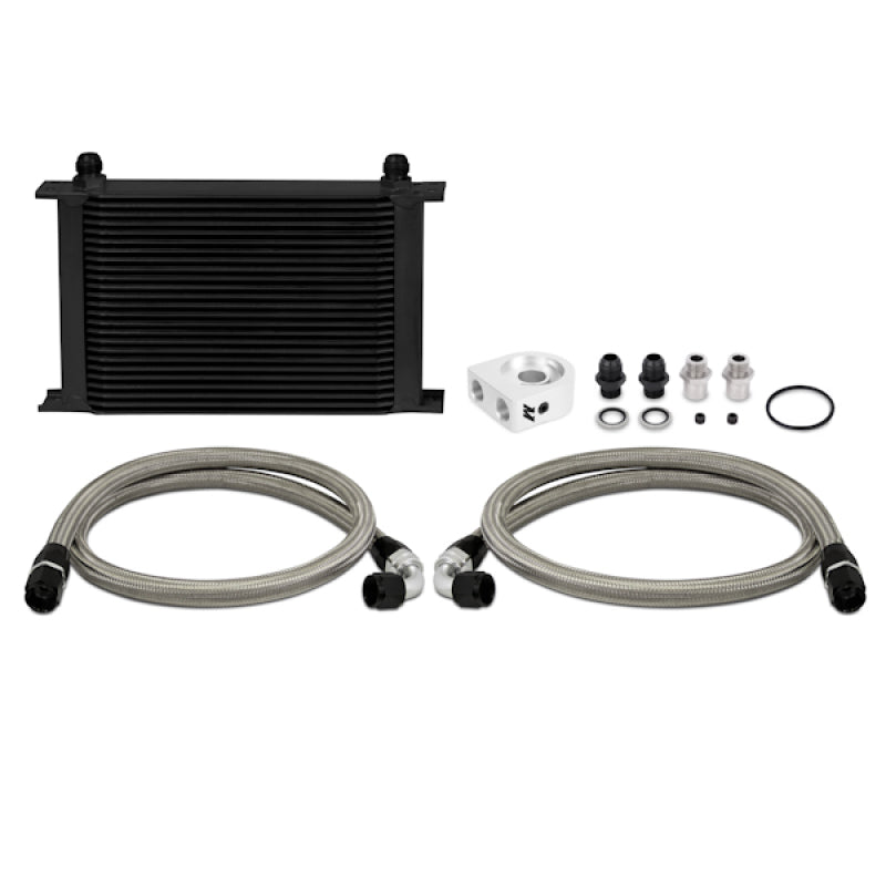 Mishimoto MMOC-UHBK - MISMMOC-UHBK - Mishimoto Universal 25 Row Oil Cooler Kit (Black Cooler) - Shipped in Europe - Tuningsupply.com