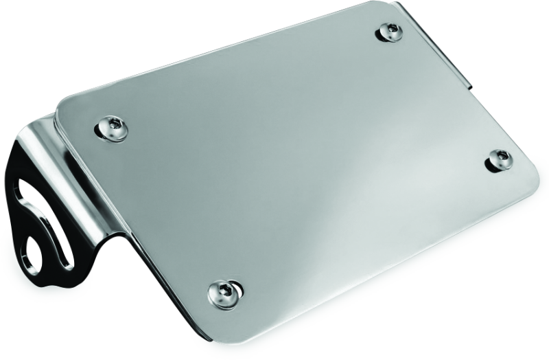 Kuryakyn 3155 - KUR3155 - Kuryakyn License Plate Turn Signal & Marker Light Mount Chrome - Shipped in Europe - Tuningsupply.com