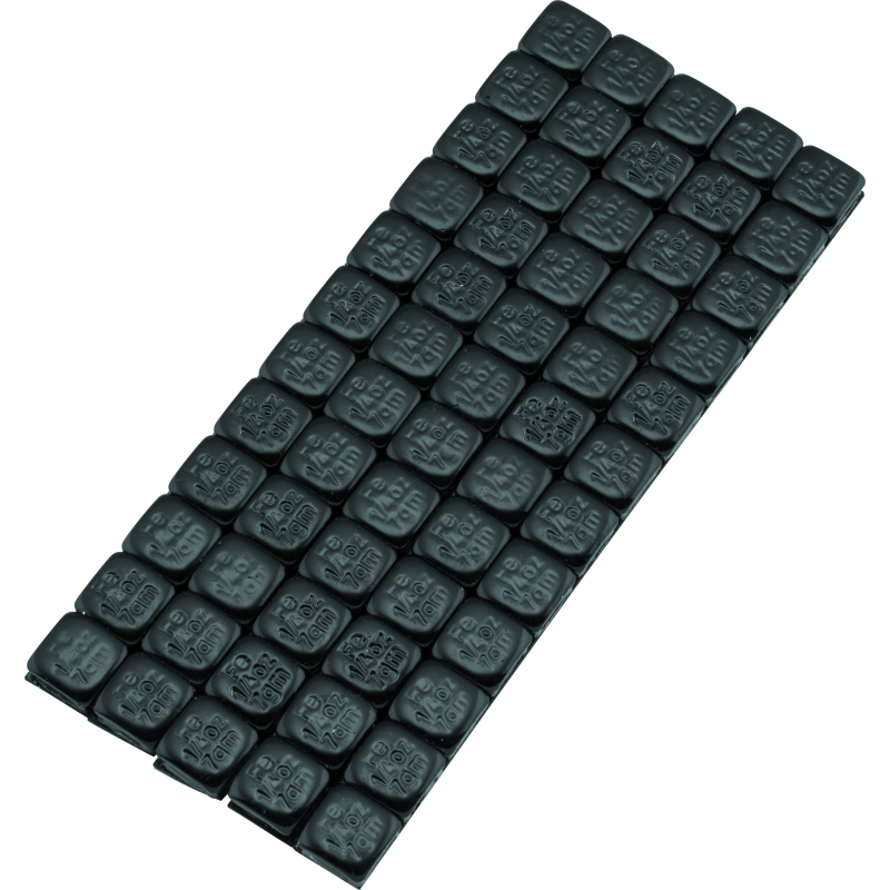 BikeMaster 152504 - BKM152504 - BikeMaster Square Wheel Weights Adhesive 1/4oz - Black - Shipped in Europe - Tuningsupply.com