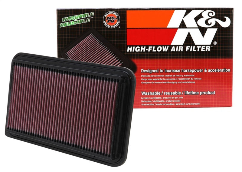 K&N Engineering 33-2260 - KNN33-2260 - K&N 01-06 Toyota Camry / 04-10 Sienna / 01-09 Highlander / 03-06 Lexus RX330 Drop In Air Filter - Shipped in Europe - Tuningsupply.com