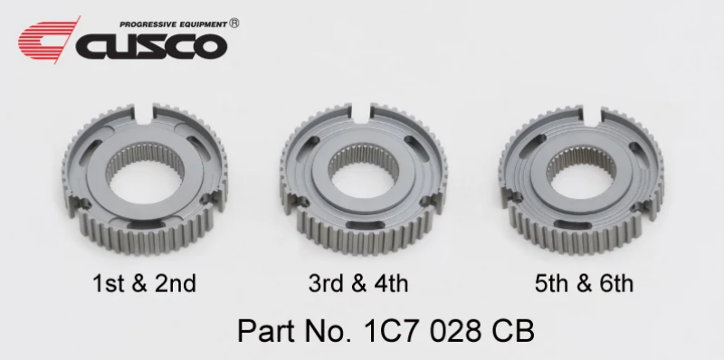 Cusco 1C7 028 CB - CUS1C7 028 CB - Cusco 23+ Toyota GR Corolla/22+ Toyota GR Yaris Reinforced Transmission Clutch Sync. Hub Set - Shipped in Europe - Tuningsupply.com