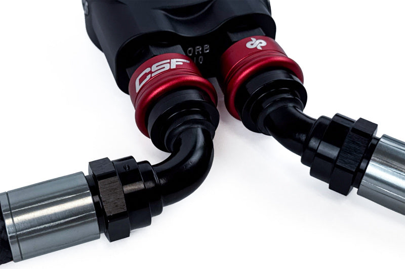 CSF 8343 - CSF8343 - CSF 2023+ Honda Civic Type R FL5 High-Performance Dual Engine Oil Cooler Kit - Shipped in Europe - Tuningsupply.com