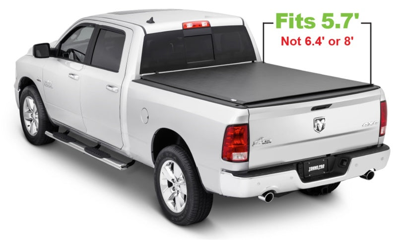 Tonno Pro LR-2020 - TNPLR-2020 - Tonno Pro 09-19 Dodge RAM 1500 5.7ft Fleetside Lo-Roll Tonneau Cover - Shipped in Europe - Tuningsupply.com