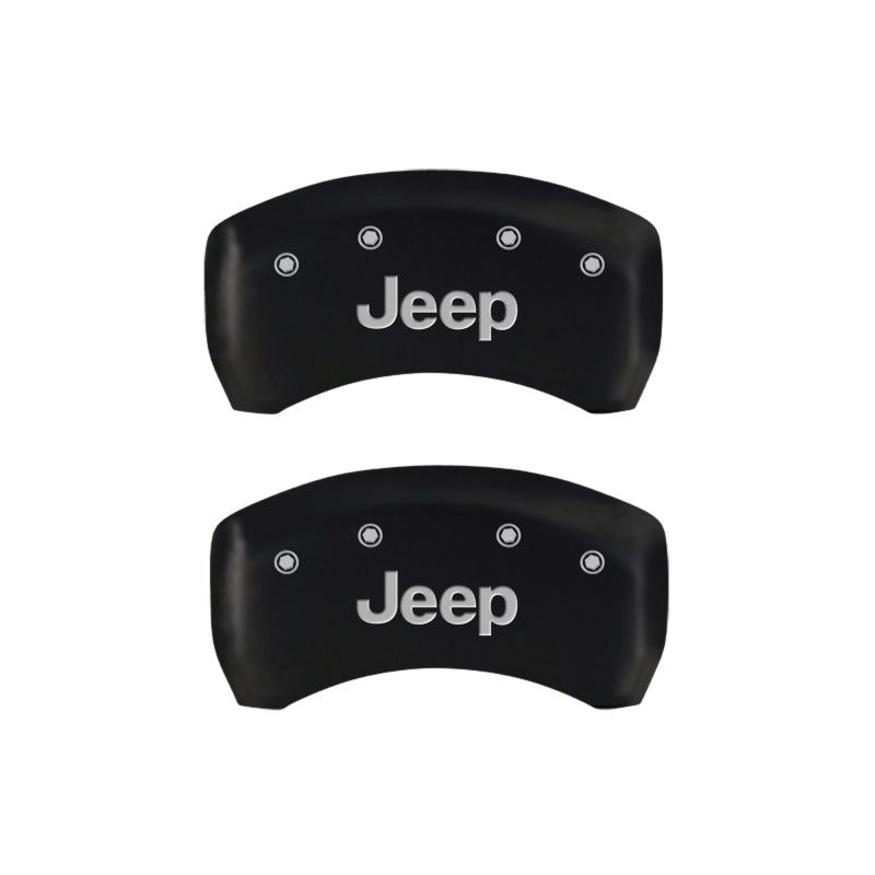 MGP 42013SJEPRD - MGP42013SJEPRD - MGP 4 Caliper Covers Engraved Front & Rear JEEP Red finish silver ch - Shipped in Europe - Tuningsupply.com
