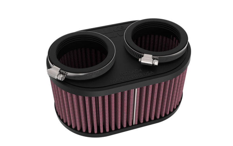 K&N Engineering RU-3510 - KNNRU-3510 - K&N 2-1/8in DUAL FLG 6-1/4 X 4inOD 3inH Universal Clamp-On Air Filter - Shipped in Europe - Tuningsupply.com