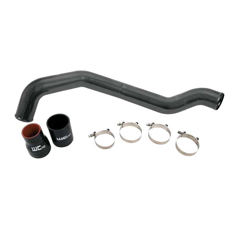 Wehrli WCF100352-GB - WCFWCF100352-GB - Wehrli 04.5-10 Chevrolet 6.6L LLY/LBZ/LMM Duramax Driver Side 3in Intercooler Pipe - Gloss Black - Shipped in Europe - Tuningsupply.com