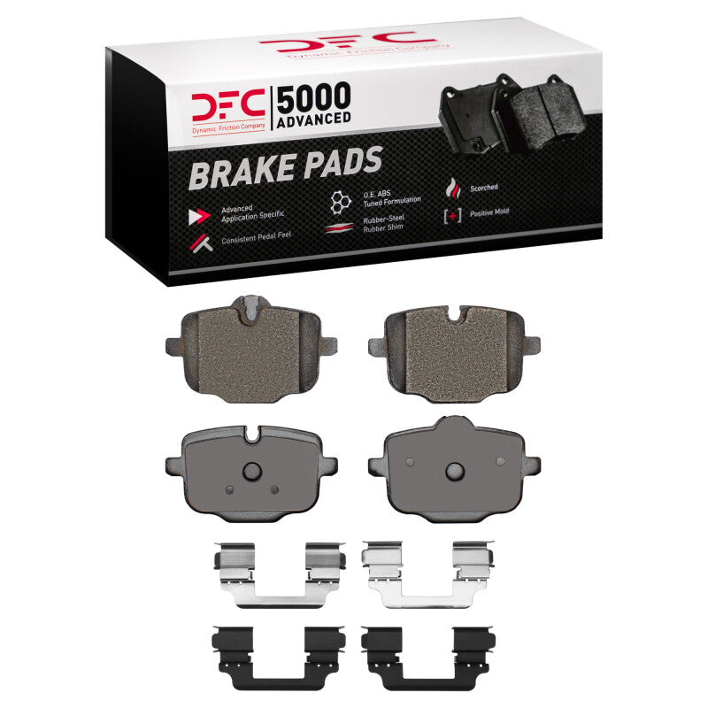 DFC 1553-1850-01 - DFC1553-1850-01 - DFC 20-25 BMW X3 Rear 5000 Advanced Low Metallic Brake Pads and Hardware Kit - Shipped in Europe - Tuningsupply.com