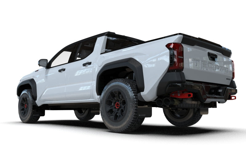 Rally Armor MF114-UR-BLK-RD - RALMF114-UR-BLK-RD - Rally Armor 24-25 Toyota Tacoma Gen 4 Black UR Mud Flap w/Red Logo - Shipped in Europe - Tuningsupply.com