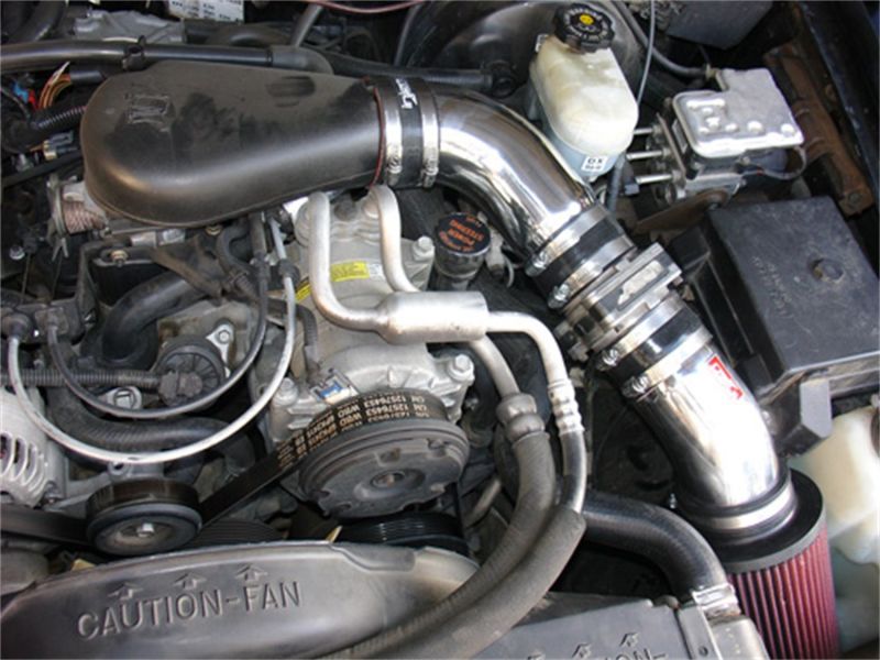 Injen PF7021WB - INJPF7021WB - Injen 94-04 S10 Sonoma Jimmy Blazer 4.3L V6 Wrinkle Black Power-Flow Air Intake System - Shipped in Europe - Tuningsupply.com