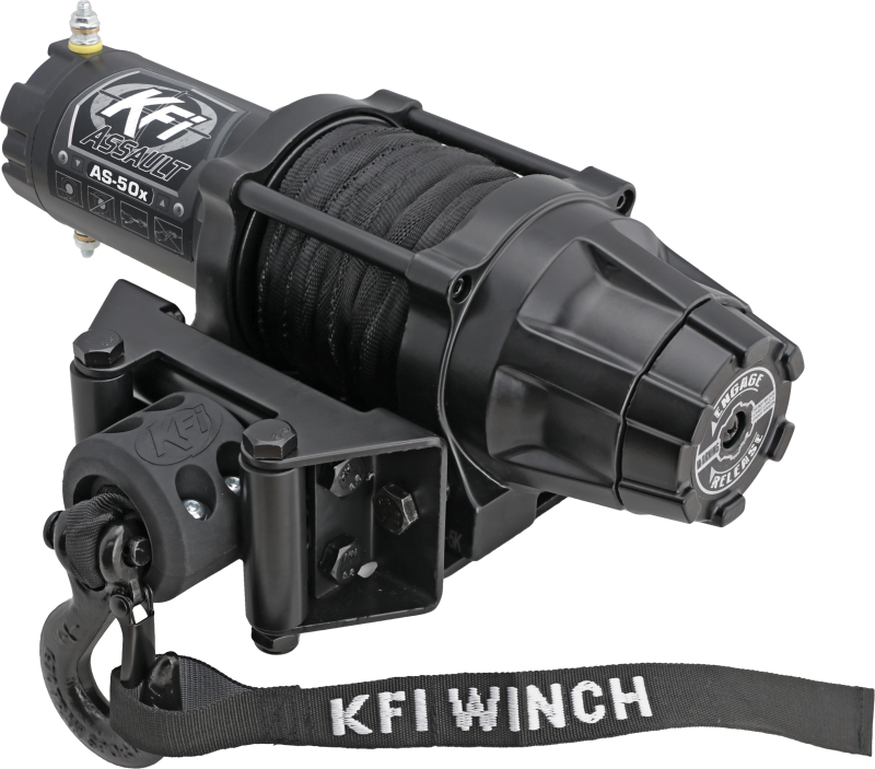 KFI - KFIAS-50X - KFI Assault Series Winch 5000 lbs. - Synthetic Cable - Shipped in Europe - Tuningsupply.com