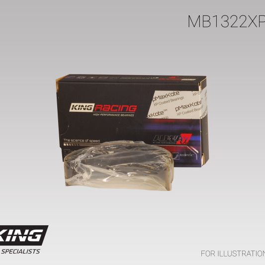 King Engine Bearings GMB1322XPC0.25 - KINGMB1322XPC0.25 - King VW V8/V10 R8/RS6/Huracan (Size 0.25) pMaxKote Coated Main Bearing Set - Size +0.25mm - Shipped in Europe - Tuningsupply.com