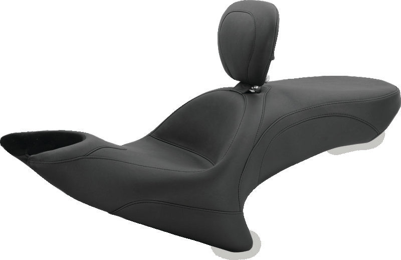 Mustang Motorcycle 79725 - MMP79725 - Mustang 08-21 Harley Rd King, 06-07 Str Glide 1906-07,00-05 Eagle Touring Solo Seat Diamond - Black - Shipped in Europe - Tuningsupply.com