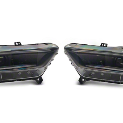 Raxiom 406011-1 - RAX406011-1 - Raxiom 15-17 Ford Mustang 18-20 Mustang GT350 Left Headlight- Blk Housing (Smoked Lens) Box 1 of 2 - Shipped in Europe - Tuningsupply.com