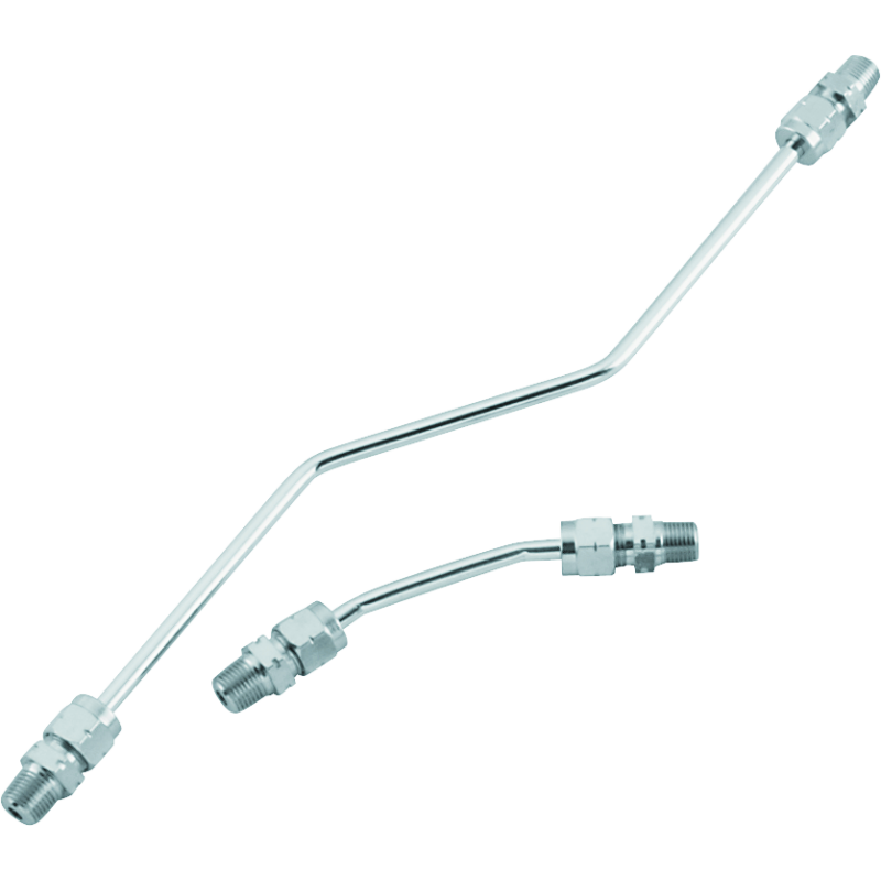 Bikers Choice 492651 - BKC492651 - Bikers Choice 66-84 Shovelhead Chrome Rocker Box Oil Line Set Replaces H-D 17506-66A - Shipped in Europe - Tuningsupply.com