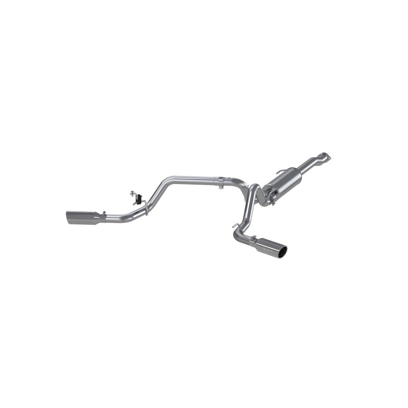 MBRP PS5340AL - MBRPS5340AL - MBRP 2016 Toyota Tacoma 3.5L EC/CC Cat Back Dual Split Exit Alum Exhaust - Shipped in Europe - Tuningsupply.com