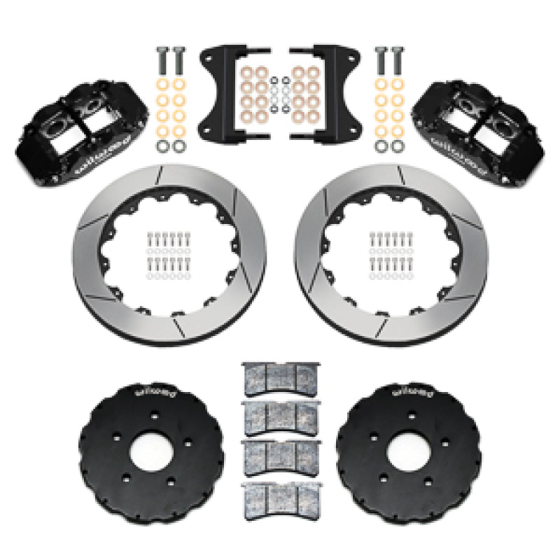 Wilwood 140-18531 - WIL140-18531 - Wilwood 14-19 Chevrolet Corvette C7 Forged Narrow Superlite 6R Front BBK - 13.06 Rotor - Black - Shipped in Europe - Tuningsupply.com