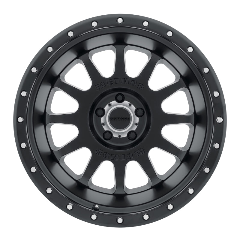 Method Wheels - MRWMR60521055524N - Method MR605 NV 20x10 -24mm Offset 5x5.5 108mm CB Matte Black Wheel - Shipped in Europe - Tuningsupply.com