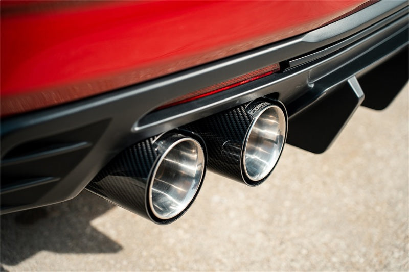 CORSA Performance 21789CF - COR21789CF - Corsa 2016-2024 Chevrolet Camaro SS / ZL1 Valved Axle-Back Exhaust w/ Carbon Fiber Quad Tips - Shipped in Europe - Tuningsupply.com