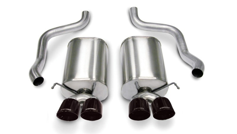 CORSA Performance 14169BLK - COR14169BLK - Corsa 2005-2007 Chevrolet Corvette C6 6.0L V8 Black Sport Axle-Back Exhaust - Shipped in Europe - Tuningsupply.com
