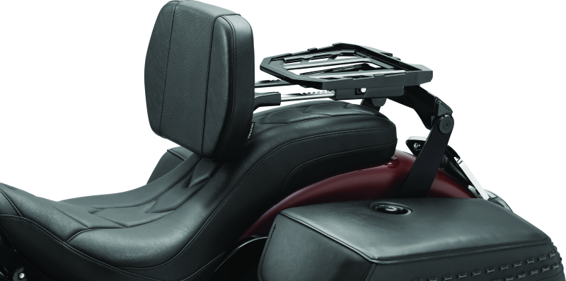 Kuryakyn 5747 - KUR5747 - Kuryakyn Neo Driver & Passenger Backrest Black - Shipped in Europe - Tuningsupply.com