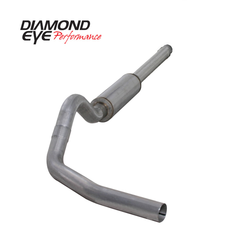 Diamond Eye Performance - DEPK4310A - Diamond Eye KIT 4in Catback Single AL: 94-97 FORD 7.3L F250/F350 PWRSTROKE - Shipped in Europe - Tuningsupply.com