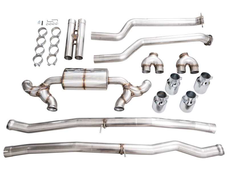 AWE Tuning 3015-42790 - AWE3015-42790 - AWE Tuning BMW G90/G99 M5 Touring Edition Cat-Back Exhaust - Chrome Silver Tips - Shipped in Europe - Tuningsupply.com