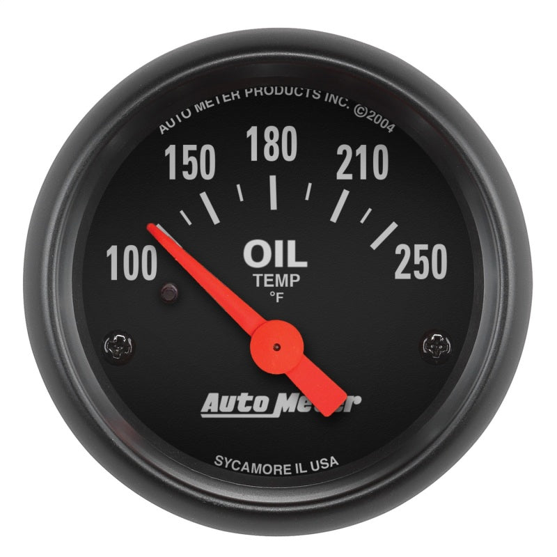 AutoMeter 2638 - ATM2638 - Autometer Z-Series 52mm 100-250 Degrees F. SSE Oil Temp Gauge - Shipped in Europe - Tuningsupply.com