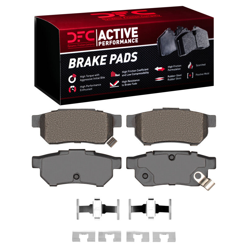 DFC 1115-0374-01 - DFC1115-0374-01 - DFC 88-01 Acura Integra Rear Active Performance Pads and Hardware Kit - Shipped in Europe - Tuningsupply.com