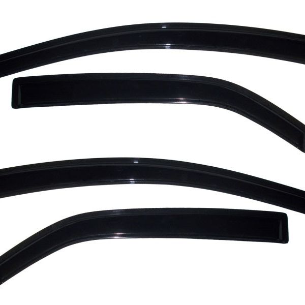 AVS 94688 - AVS94688 - AVS 10-12 Kia Forte Ventvisor Outside Mount Window Deflectors 4pc - Smoke - Shipped in Europe - Tuningsupply.com