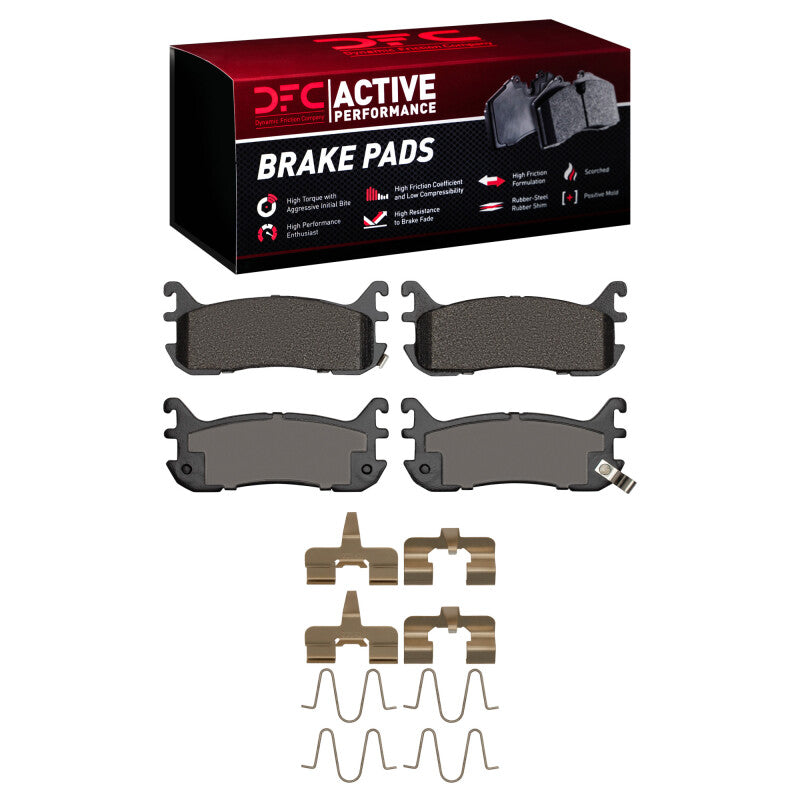 DFC 1115-0636-01 - DFC1115-0636-01 - DFC 99-05 Mazda Miata (NB) Rear Active Performance Pads and Hardware Kit - Shipped in Europe - Tuningsupply.com