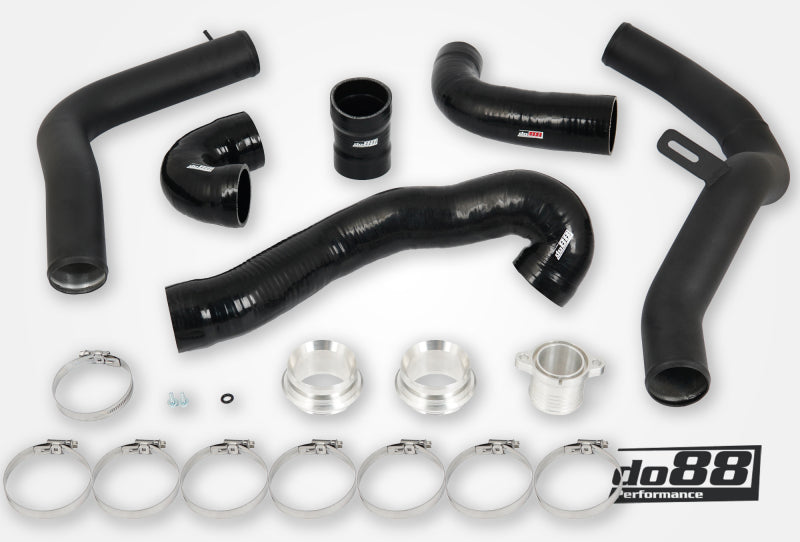 do88 TR-320-S - DOBTR-320-S - do88 SAAB 9-5 2.0t 10-11 Pressure Pipes w/Black Hoses - Shipped in Europe - Tuningsupply.com