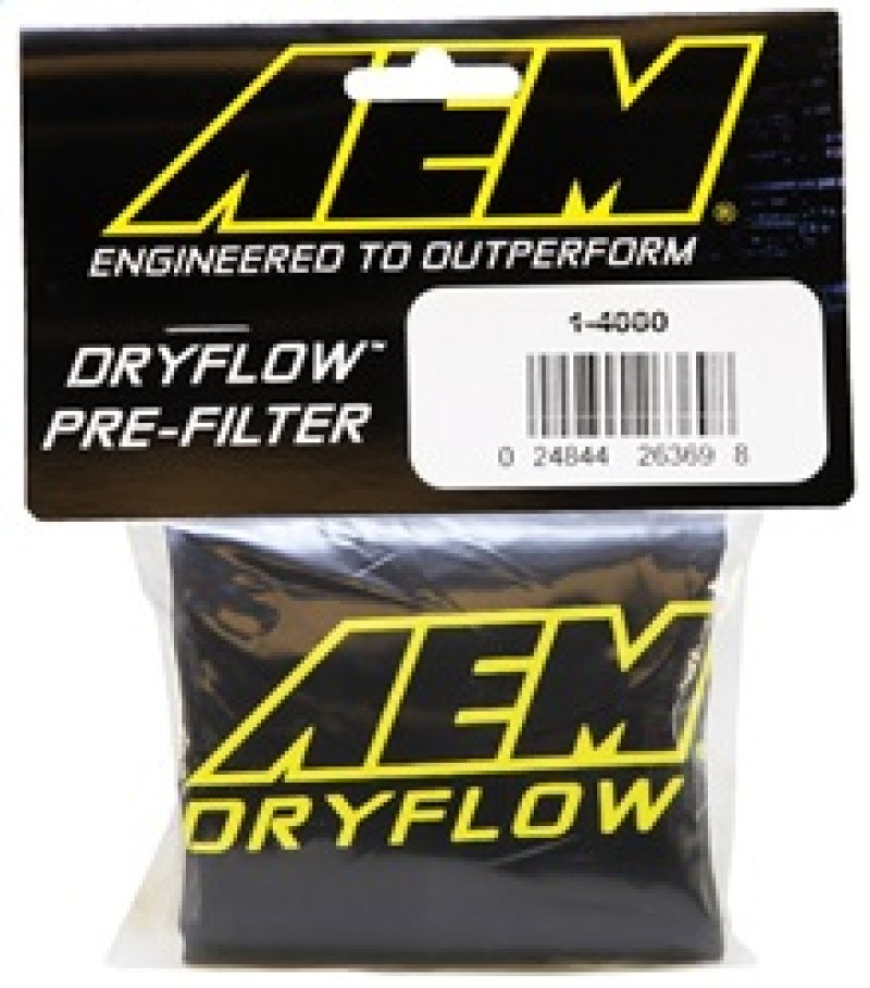 AEM Induction 1-4000 - AEM1-4000 - AEM Air Filter Wrap 6 in Base 5 1/4 in Top 5 in Tall - Shipped in Europe - Tuningsupply.com