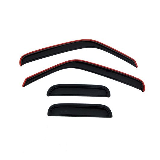 AVS 94423 - AVS94423 - AVS 99-11 Ford Ranger (Fixed Window) Ventvisor Outside Mount Window Deflectors 4pc - Smoke - Shipped in Europe - Tuningsupply.com