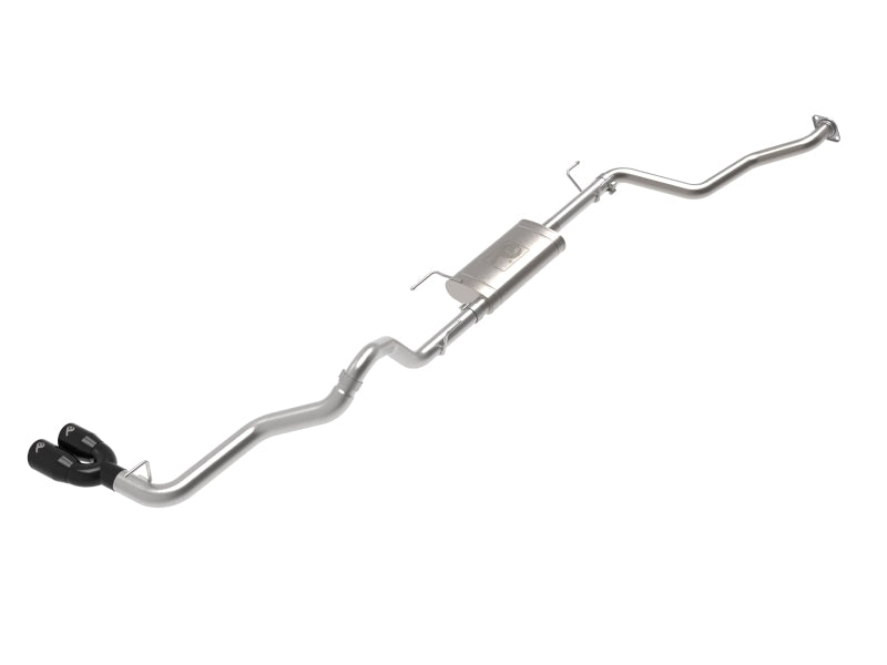 aFe 49-36074-B - AFE49-36074-B - aFe 2024 Toyota Tacoma L4 2.4L Vulcan Series 2.5-3in 304 SS Steel Cat-Back Exhaust w/Black Tips - Shipped in Europe - Tuningsupply.com