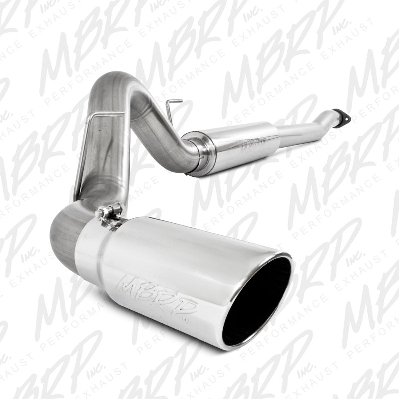 MBRP PS5248409 - MBRPS5248409 - MBRP 11-13 Ford F-150 3.5L V6 EcoBoost 4in Cat Back Single Side T409 Exhaust System - Shipped in Europe - Tuningsupply.com