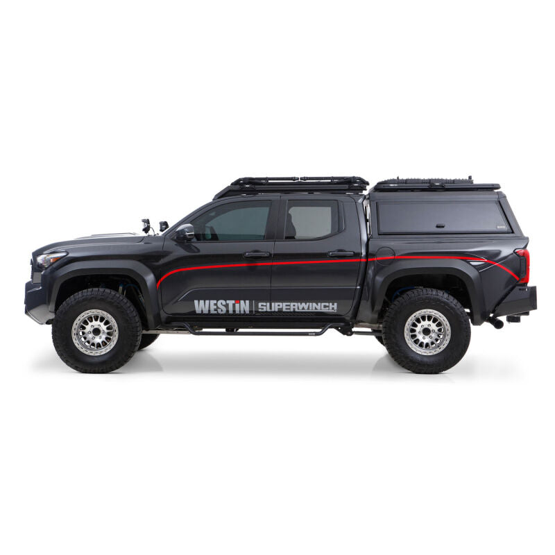 Westin 20-42785 - WES20-42785 - Westin 24-26 Toyota Tacoma DC Outlaw Drop Running Boards - Tex. Blk - Shipped in Europe - Tuningsupply.com