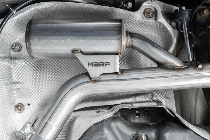 MBRP PS46063CF - MBRPS46063CF - MBRP 15-17 VW 2.0L Turbo Golf GTI MK7 3in T304 Cat Back Exhaust w/ Dual Split Rear Exit - Shipped in Europe - Tuningsupply.com