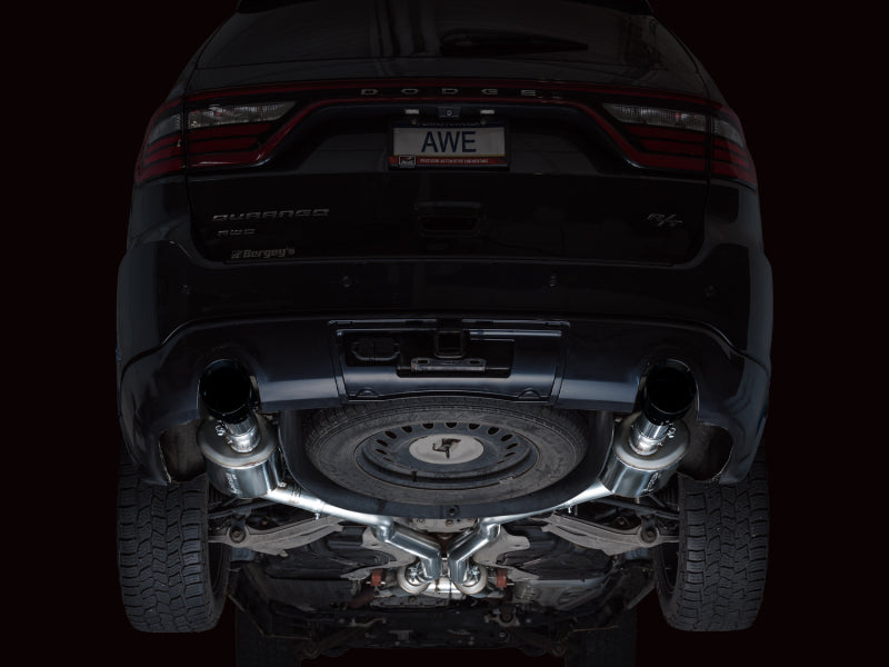 AWE Tuning 3015-33575 - AWE3015-33575 - AWE Tuning 11-24 Dodge Durango 5.7L Touring Edition Exhaust w/ Diamond Black Tips - Shipped in Europe - Tuningsupply.com