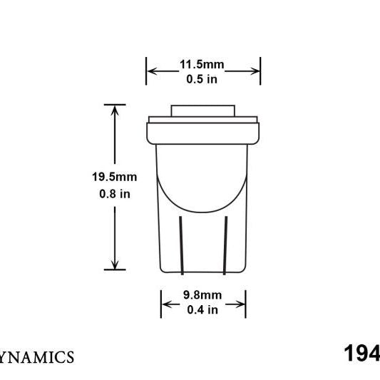Diode Dynamics DD0037P - DIODD0037P - Diode Dynamics 194 LED Bulb SMD2 LED - Cool - White (Pair) - Shipped in Europe - Tuningsupply.com